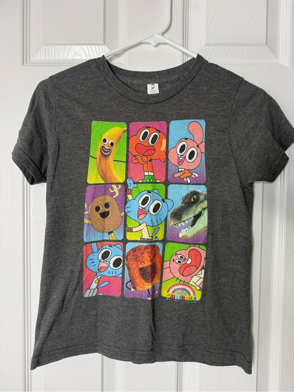 The Amazing World of Gumball Tee Shirt Kid’s Medium Color Block Graphic Print